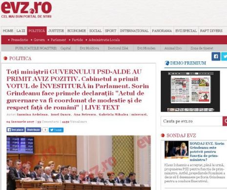 Atac cibernetic asupra site-ului evz.ro