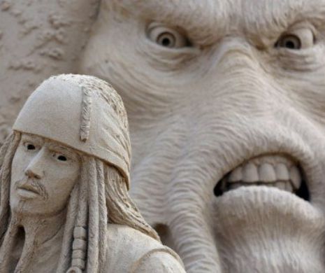 INCREDIBILE sculpturi făcute din nisip, în Marea Britanie | GALERIE FOTO
