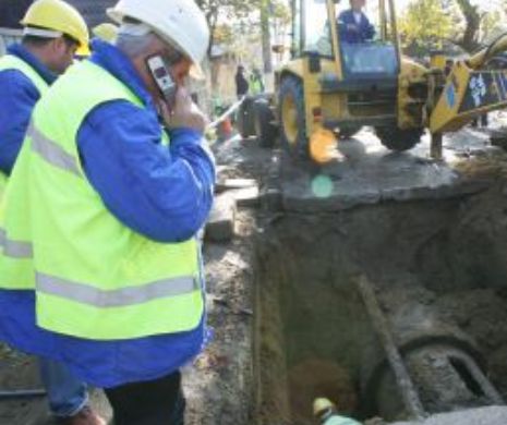 Intervenție de urgență finalizată la conducta magistrală de apă care alimentează Bucureștii Noi