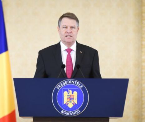 Klaus Iohannis susține declarații de presă la ora 18.00