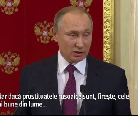 Putin despre prostituatele LOR, după scandalul filmărilor compromiţătoare cu Trump: "Mă îndoiesc, însa prostituatele noastre sunt cele mai bune din lume"