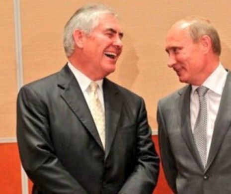 SUA: Sunt întemeiate temerile despre legăturile lui Tillerson cu Vladimir Putin? Totul pleacă de la faptul că omul de afaceri a condus firma ExxonMobil