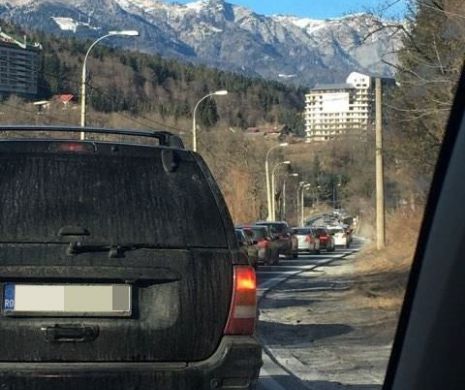 Trafic ÎNGREUNAT pe DN1, pe SENSUL DE URCARE catre BRAȘOV