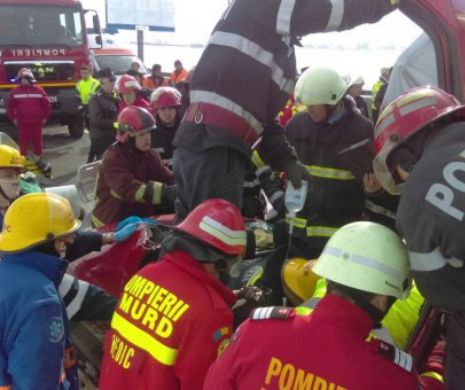 Accident GRAV pe centura orașului Ploiești. Victima, transporată cu elicopterul la București