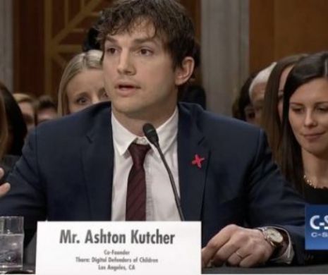 Actorul Ashton KUTCHER, într-un discurs EMOȚIONANT în Senatul american, despre lupta împotriva traficanților de COPII