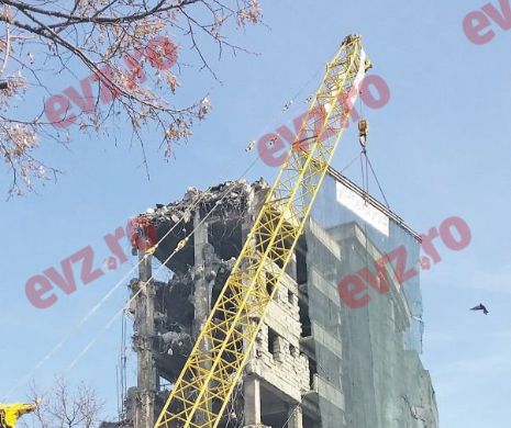 „Blocul-fantomă”, ridicat pe timpul lui Ceauşescu, va fi demolat