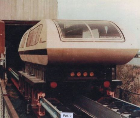 Fabulosul tren sovietic care levita şi putea atinge 400 kilometri la oră. GALERIE FOTO
