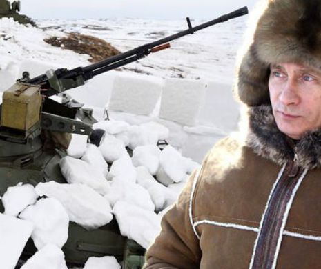 Militarii Rusiei încep manevre în condiţii extreme în Arctica. Echipament militar de ultimă generaţie va fi testat acolo, după un drum de 1.000 de kilometri pe gheaţă. GALERIE FOTO