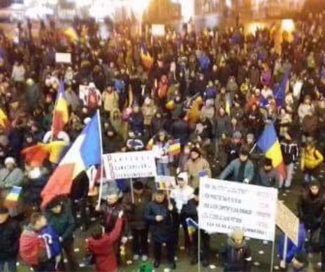 PROTEST la Timișoara. Copiii au cântat ”Nouă ne pasă”