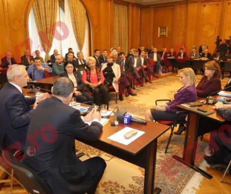 SURSE - Şedinţă aprinsă la vârful PSD. Liderii judeţeni ai partidului forţează un miting de amploare pentru susţinerea Guvernului