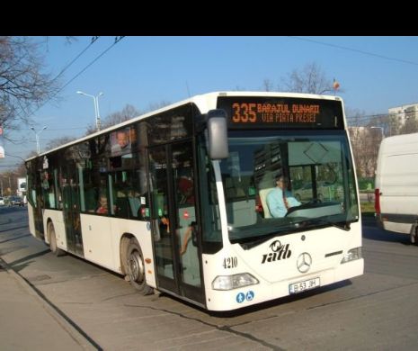 Un autobuz de pe linia 335 a fost „deturnat” în plină noapte
