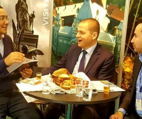 Victor Ponta, la masă cu Gheorghe Falcă. Voie bună ca între „colegi”
