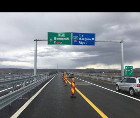 15 kilometri de autostradă se deschid astăzi