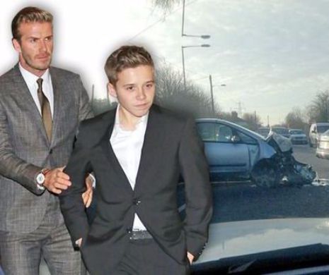 ACCIDENT Grav. În maşină se afla David Beckham şi fiul său