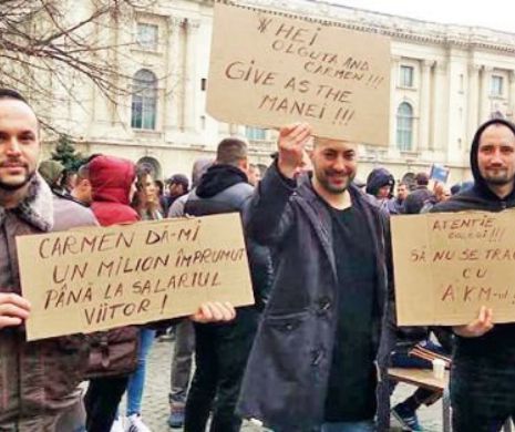 Discursul ministrului Muncii la ONU i-a inspirat pe polițiștii protestatari. „Hei Olguța and Carmen. Give us the mânei!”