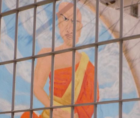 GRAFFITI ÎN SPATELE GRATIILOR! Penitenciarul Vaslui, o pată de culoare în închisorile românești