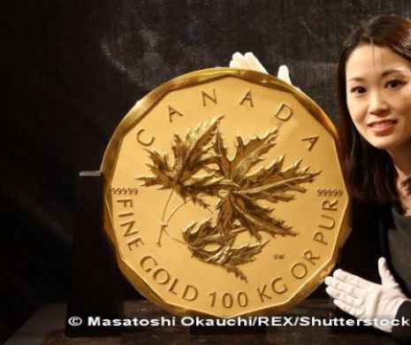 INCREDIBIL. O monedă din aur de 100 de kg și evaluată la 4 MILIOANE DE EURO a fost furată dintr-un muzeu din Berlin
