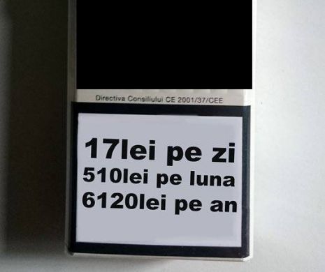 Poze ÎNGROZITOARE cu un român în comă pe un pachet de ţigări
