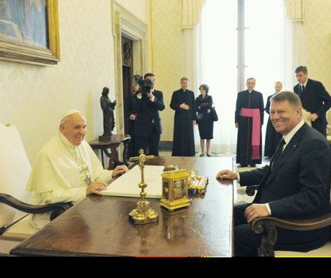 Președintele Klaus Iohannis se întâlnește cu Papa Francisc