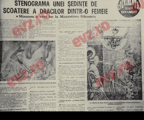Prima stenogramă a unei exorcizări de femeie posedată | Memoria EVZ