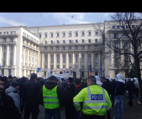 Trafic PARALIZAT în București! Polițiștii au decis să IASĂ în STRADĂ