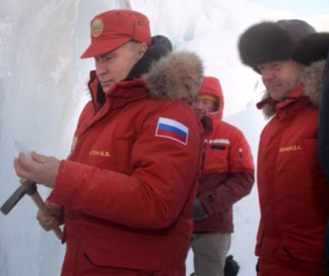 Vladimir PUTIN vizitează Zona Artică și RUSIA revendică bogățiile minerale din regiune