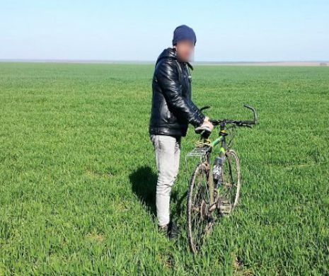 A trecut frontiera, ilegal, pe bicicletă. Cetățean turc, prins în Vama Veche