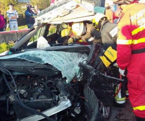 Accident HORROR în Dâmbovița! Un om a murit și alți trei grav răniți