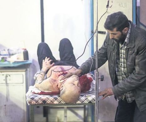 Atac cu gaz chimic într-o provincie din Siria