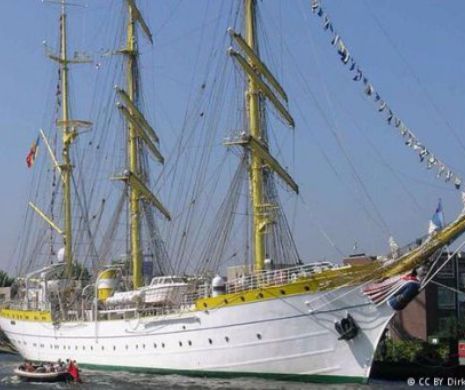 Bricul „Mircea” înlocuiește temporar nava germană „Gorch Fock”