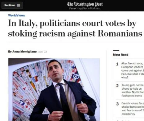În ITALIA, politicienii câștigă voturi, alimentând RASISMUL față de ROMÂNI