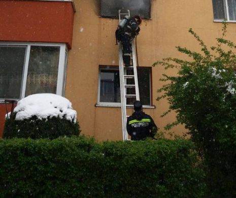 Incendiu puternic într-un apartament din cartierul brașovean Tractorul