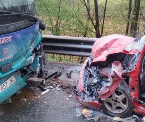 Patru cetățeni bulgari, GRAV RĂNIȚI într-un accident rutier