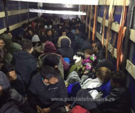 RECORD de migranți la granița de vest. Super-transport cu peste 100 de persoane pus la cale pe teritoriul României I GFOTO