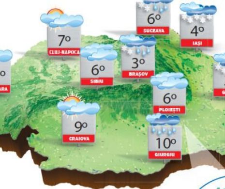 Vremea se va menține deosebit de rece pentru ultima decadă a lunii aprilie | PROGNOZA METEO