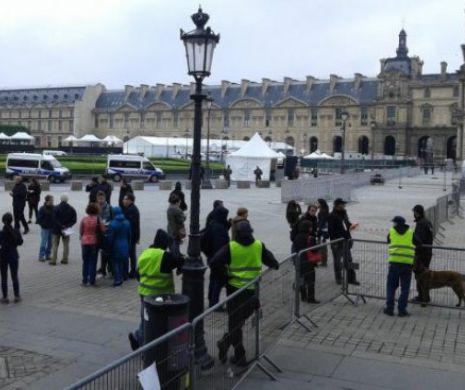 Alertă în centrul Parisului. A fost evacutată zona din jurul Muzeului Luvru