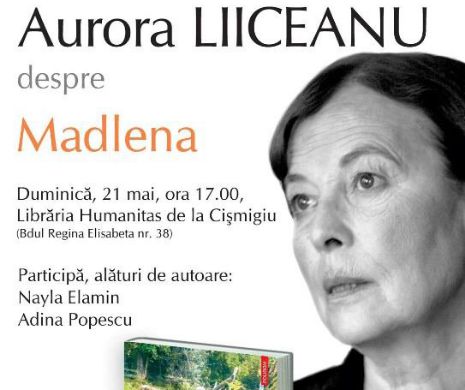 Aurora Liiceanu vine la București cu cel mai nou roman al său