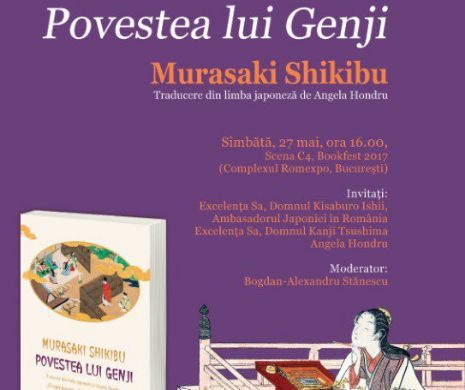Bookfest 2017. Cel mai vechi roman din istoria umanității va fi lansat mâine – Povestea lui Genji