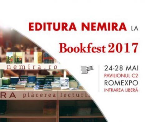 Cele mai noi titluri Nemira – la Bookfest 2017 (24-28 mai)