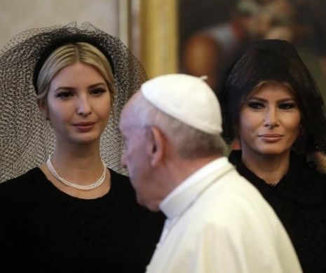 Despletite în faţa arabilor, IVANKA şi MELANIA TRUMP au venit la Vatican îmbrăcate ca nişte MĂICUŢE – FOTO