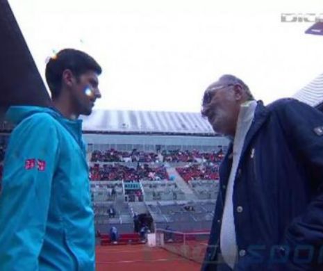 Dialog inedit între Ion Țiriac și Novak Djokovici, la Madrid. Miliardarul a coborât în teren | VIDEO