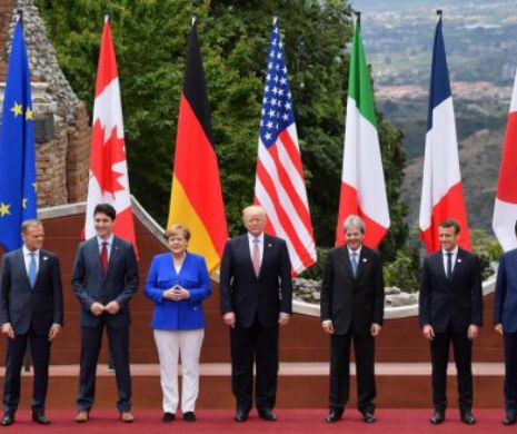 G7, finalul: Naivitatea Europei şi mirajul lui ''şase contra unul'' Trump şi Merkel au  "fugit" de la Taormina ignorând presa