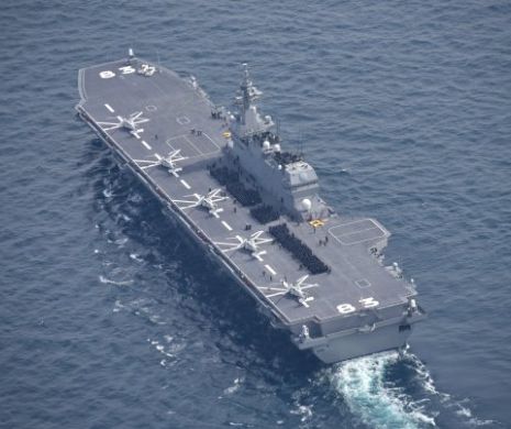 JAPONIA trimite cea mai mare NAVĂ de RĂZBOI pentru a escorta un vas american