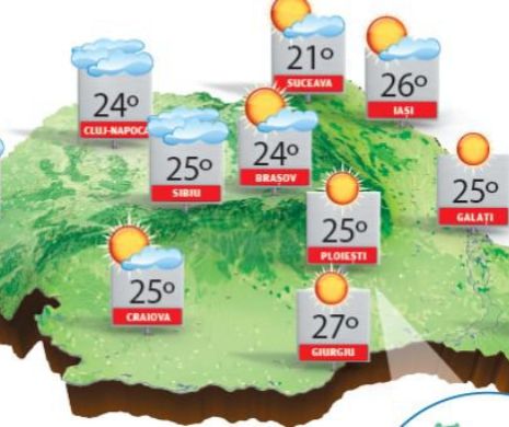Vremea va fi deosebit de caldă pentru începutul lunii mai, dar și cu unele înnorări | PROGNOZA METEO