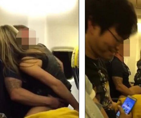 Cuplu surprins în IPOSTAZE INDECENTE, în timpul unui zbor: „Nici măcar nu s-au deranjat să meargă la baie” - VIDEO