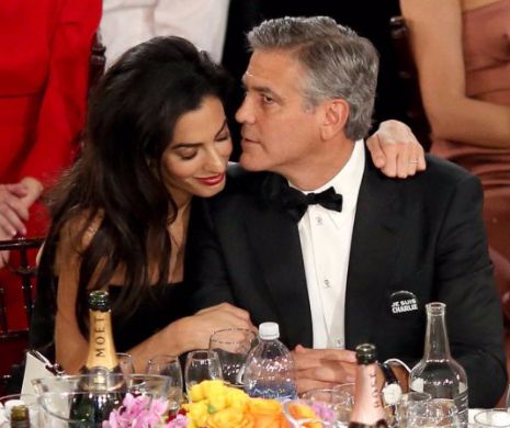 Fericire mare în familia lui George Clooney. Soția actorului a născut gemeni