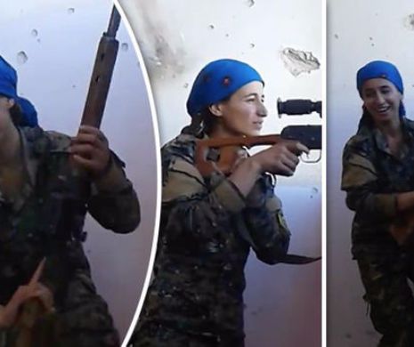 O Lunetistă de kurdă a trecut la 5 centimetrii pe lângă moarte (VIDEO)