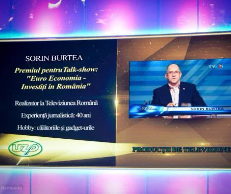 Televiziunea Română, distinsă cu Marele Trofeu al Galei Uniunii Ziariştilor Profesionişti din România