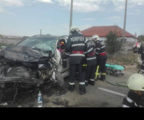 Accident MORTAL cu trei mașini, lângă Timișoara I FOTO