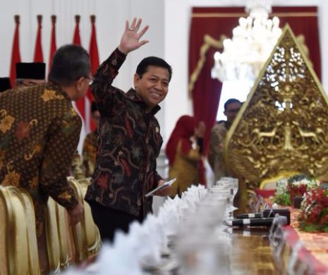 Președintele parlamentului Indonezian este acuzat că a delapidat 170 de milioane de dolari americani